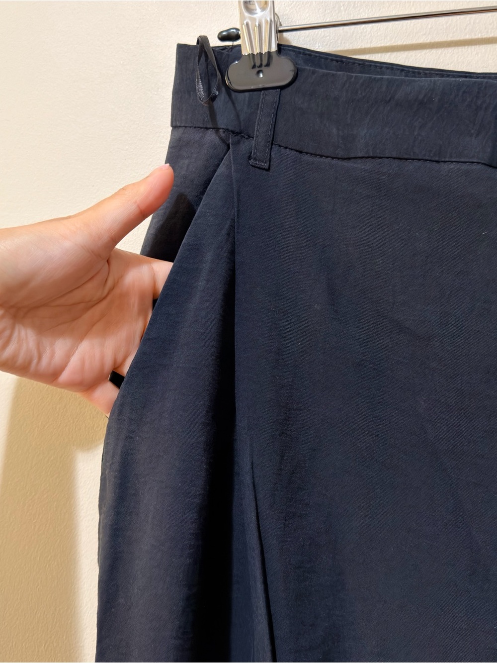 Zara Black High-Waist Wide Leg Trousers - Picture 5 of 8